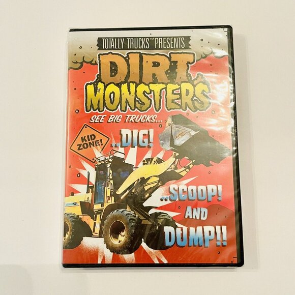 NEW DVD Totaly Trucks: Dirt Monsters Big Trucks Dig Scoop Dump ORIGINAL SEALED - Picture 10 of 12